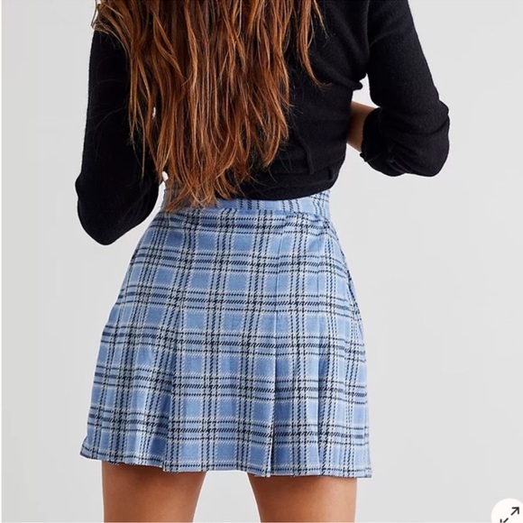 Free People Honey Pleated Skirt Size 2 - Picture 3 of 11